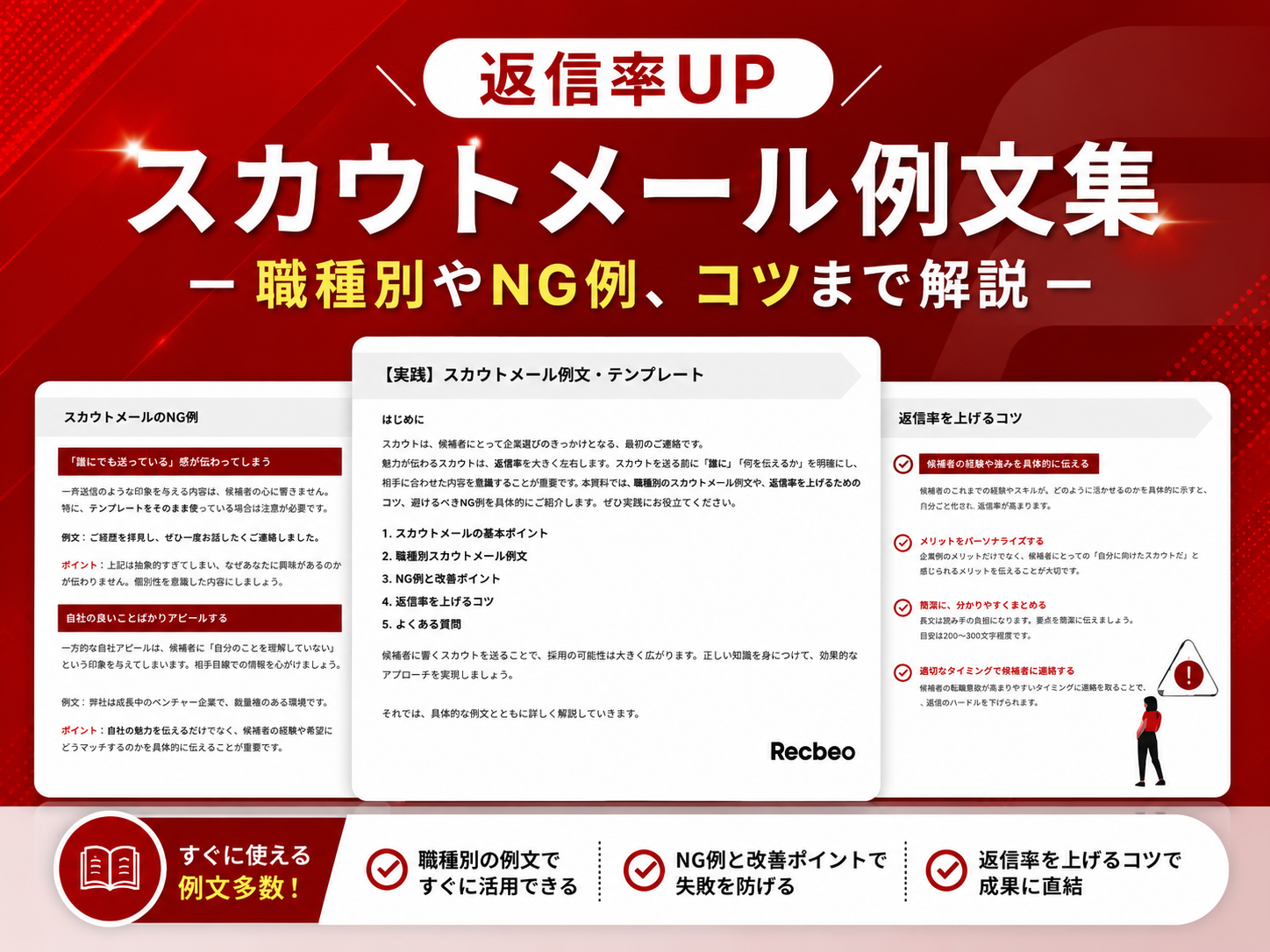 スカウトメール例文集